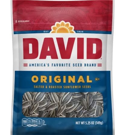 David® Original Salted & Roasted Sunflower Seeds 5.25oz