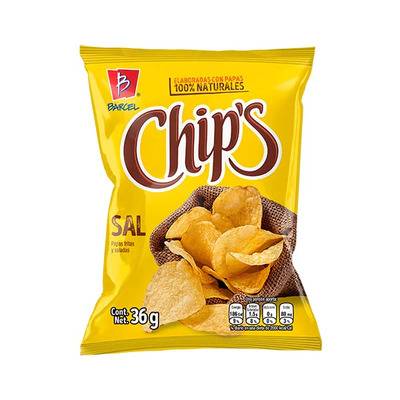 Barcel Chips Sal De Mar Paq 36 Gr