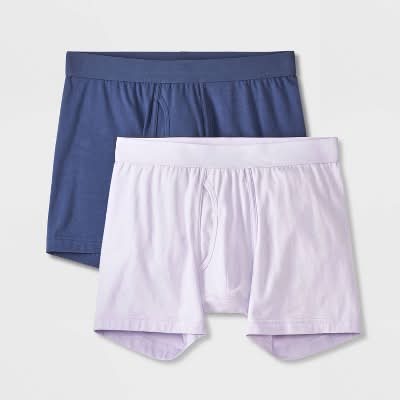 Goodfellow & Co. Fashion Boxer Briefs, Men, S, Purple (2 ct)