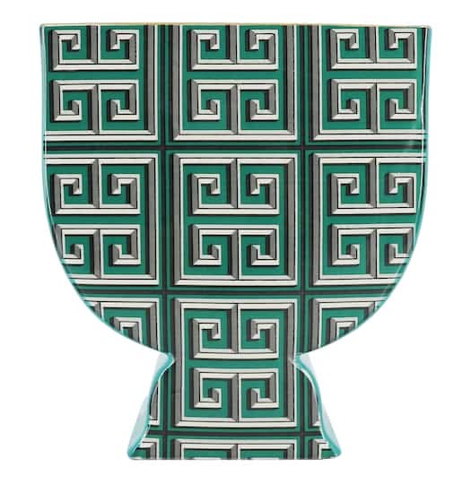Jonathan Adler X Michaels 10" Green Greek Key Ceramic Vase