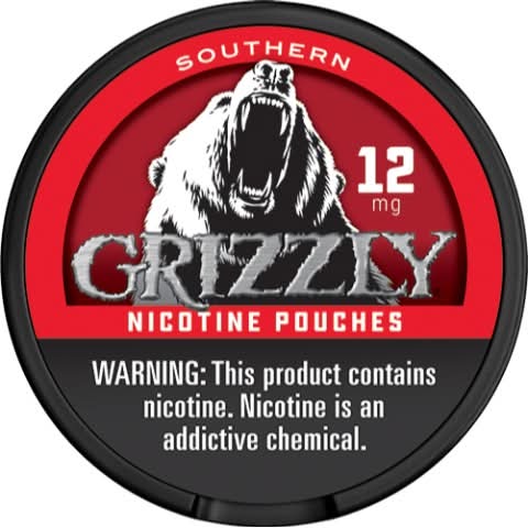 Grizzly Nicotine Pouch 12 mg Delivery Near Me | Order Online