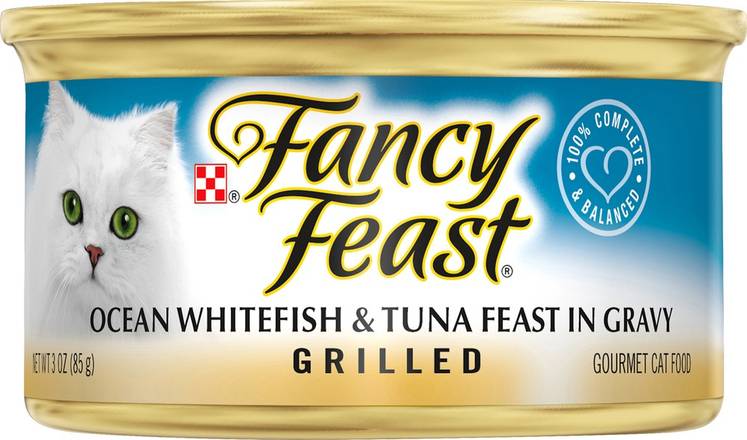 Fancy Feast Ocean Whitefish & Tuna Feast Wet Cat Food