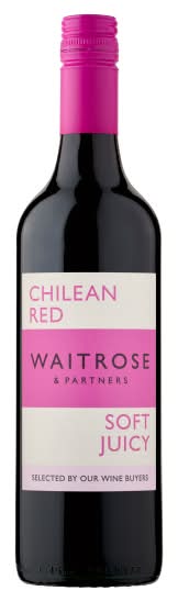 Waitrose & Partners Soft & Juicy Chilean Red Wine (750ml)