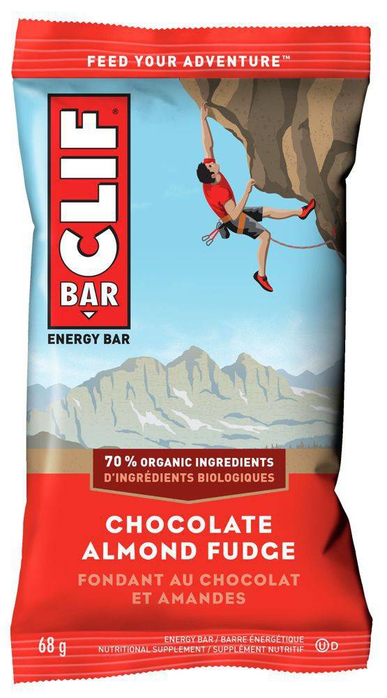 Clif chocolat amande (68 g) - energy bar, chocolate almond fudge (68 g)