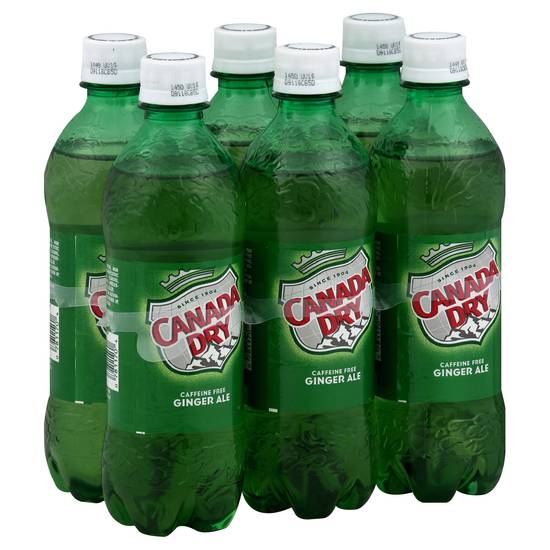 Order Canada Dry Ginger Ale Bottles (16.9 oz x 6 ct) food online from Rite Aid store, Shawnee on bringmethat.com