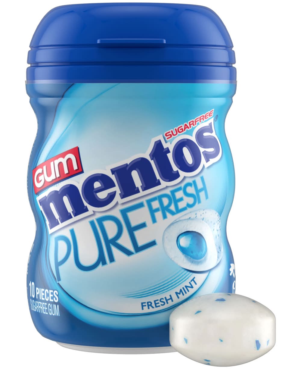 Mentos Fresh Mint Sugar-Free Gum