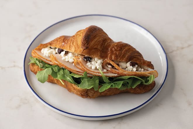Turkey, Cranberry & Goat Cheese Croissant