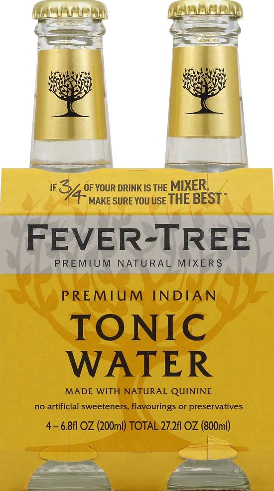 Fever-Tree Indian Tonic Water 4 pack - Surdyk's
