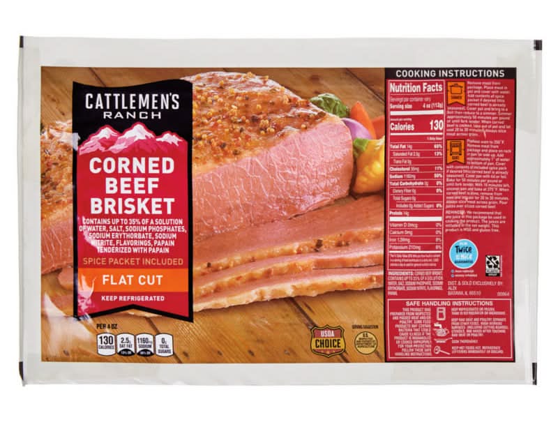 Cattlemen's Ranch Flat Cut Corned Beef Brisket