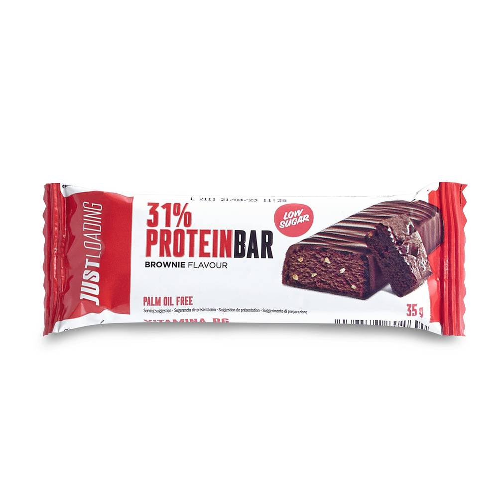 Barritas De Proteínas Sabor Brownie Just Loading Bolsa 35 G