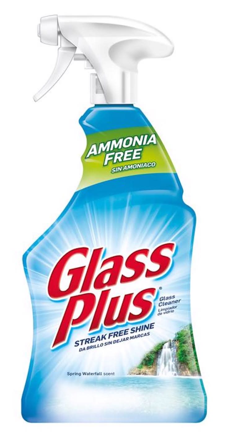 Glass Plus Spring Waterfall Scent Glass Cleaner 32 Oz Liquid