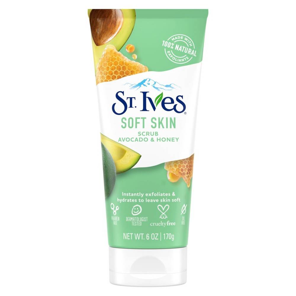 St. Ives Avocado And Honey Scrub, 6 Oz