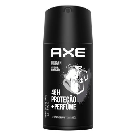 Axe desodorante em aerossol urban 48h proteção + perfume (152 ml)