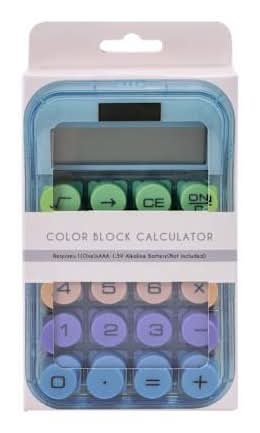 Color Block Calculator Blue
