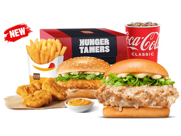 Medium Creamy Pepper Saucy Jack's Fried Chicken Hunger Tamers
