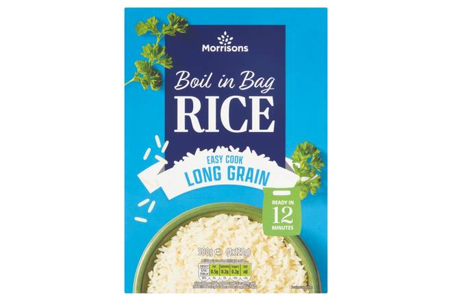 Morrisons Long Grain Rice 125g 4pk