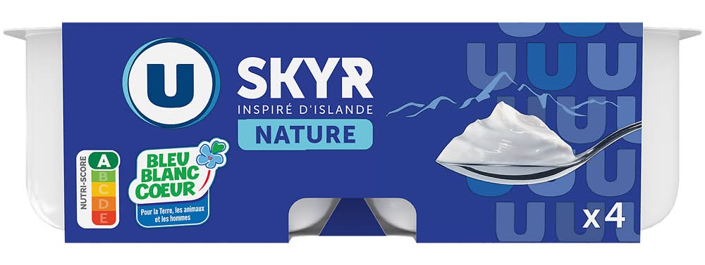 Les Produits U - Yaourt skyr inspiré d'islande nature (4)