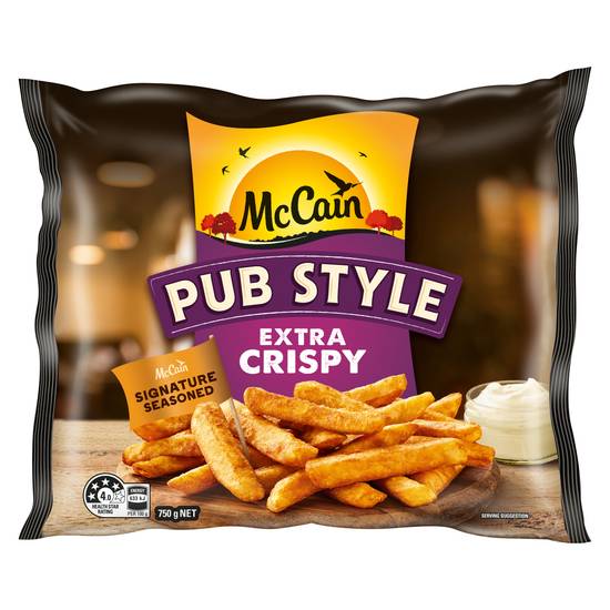 Mccain Pub Style Extra Crispy Fries 750 Gram