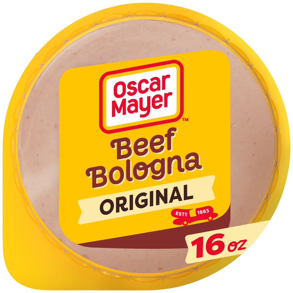 Oscar Mayer Beef Bologna Sliced Lunch Meat, Original (16 oz)