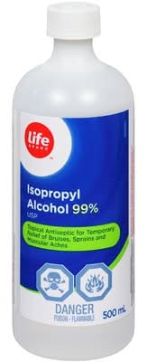Life brand alcool isopropylique 99% - isopropyl alcohol 99%