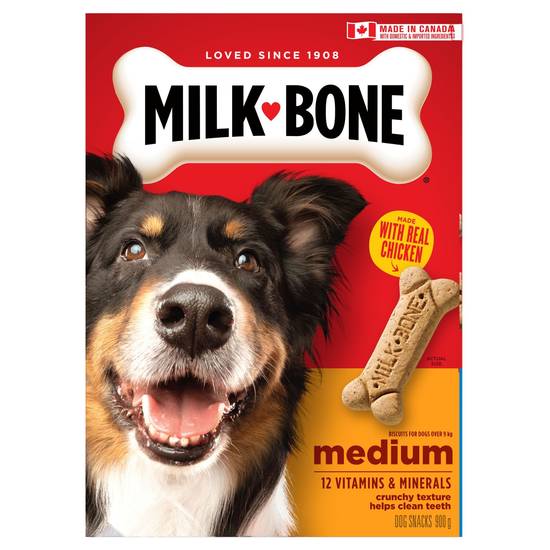 Milk-Bone Original Dog Biscuits (Flavor: Original, Color: Assorted, Size: Medium)