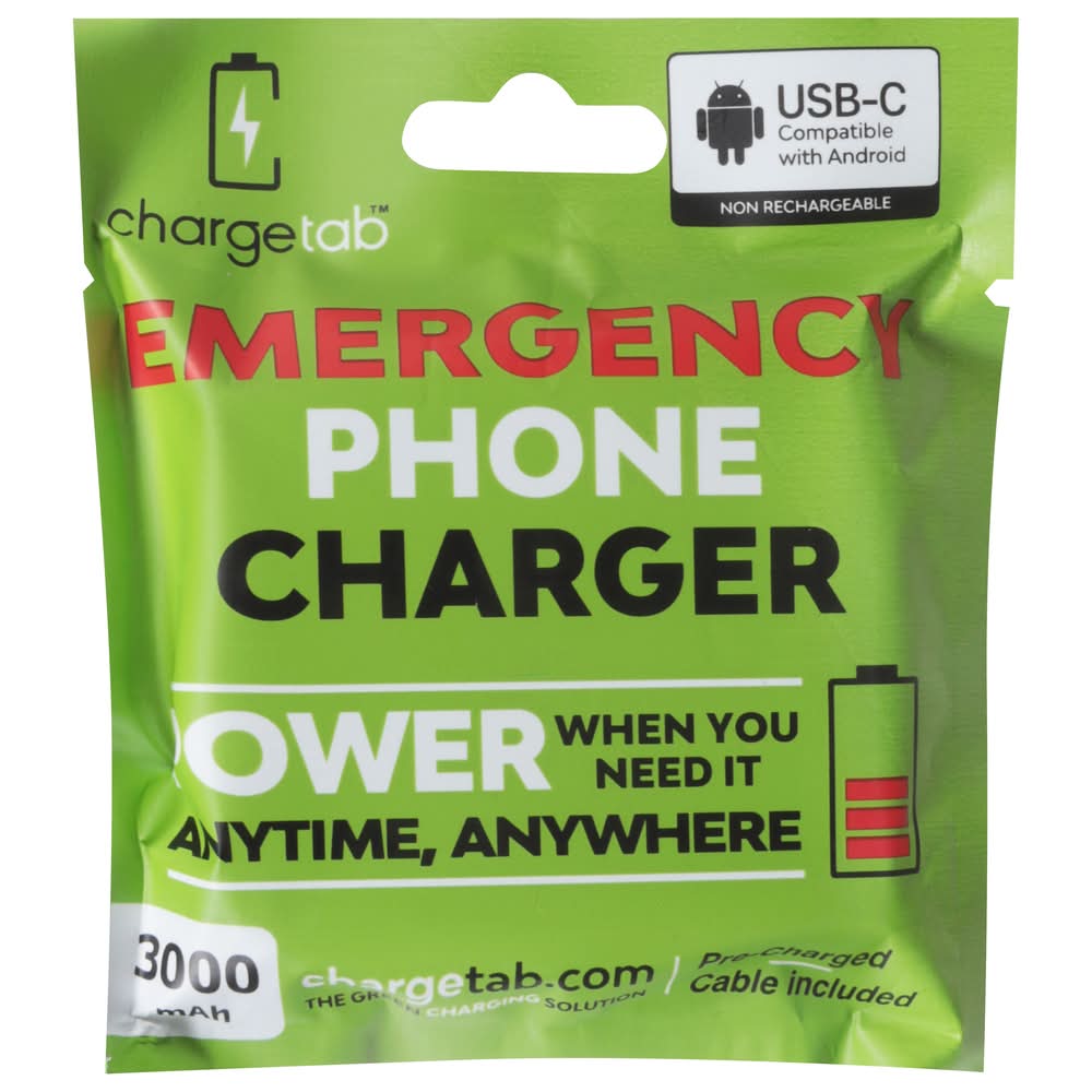 Chargetab Emergency Phone Charger 3000 Mah