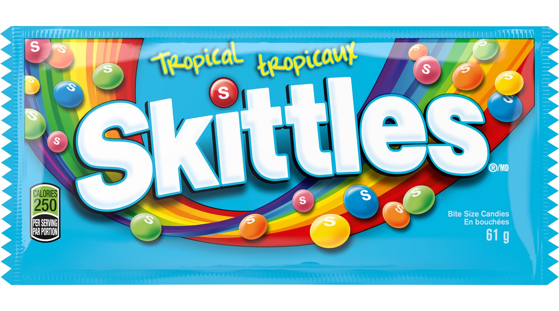 Skittles tropicaux bonbons - tropical candies