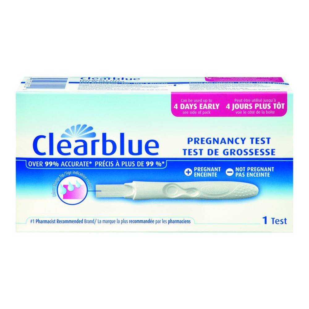 Clearblue test de grossesse à détection rapide (1 unité) - pregnancy test (1 ea)