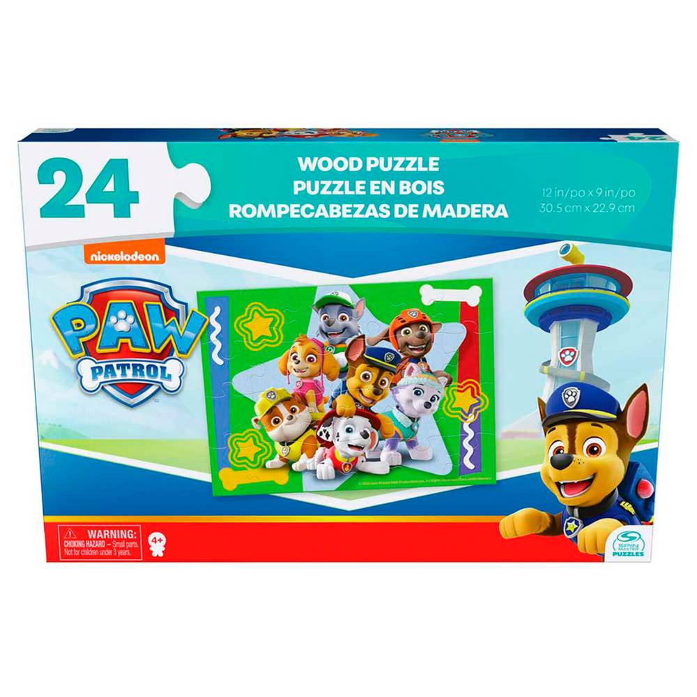 Paw patrol Puzzle madera (Caja 24 piezas)