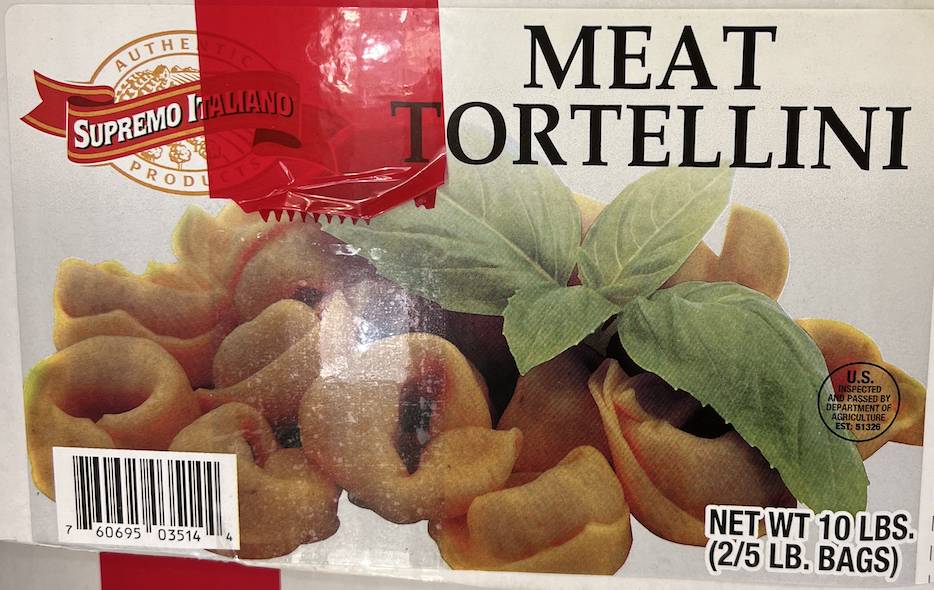 Supremo Italiano - Meat Tortellini - 2/5 lb (1 Unit per Case)