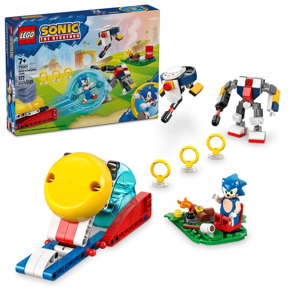 LEGO · Sonic the hedgehog juego de construcción: batalla en la fogata 77001 (177 un)
