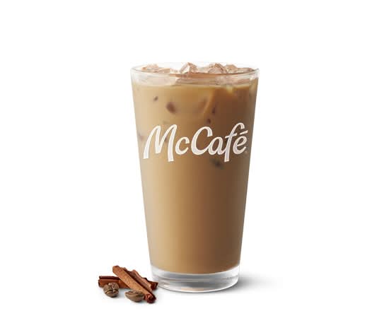 Medium Iced Pumpkin Coffee