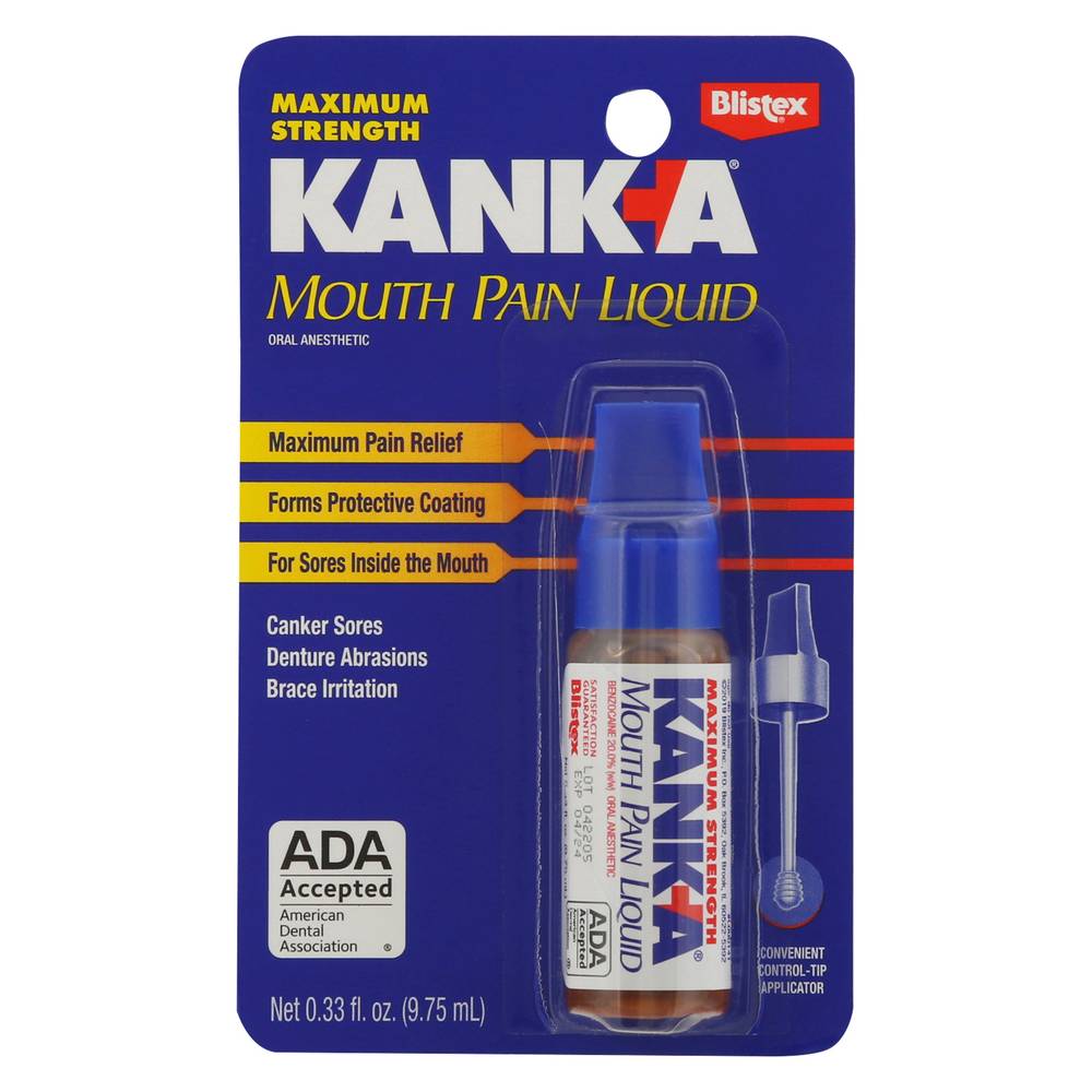 Blistex Kank-A Maximum Strength Mouth Pain Liquid