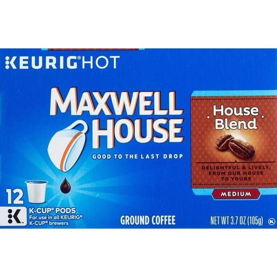 Maxwell House Cafe Collection Pods, 12CT