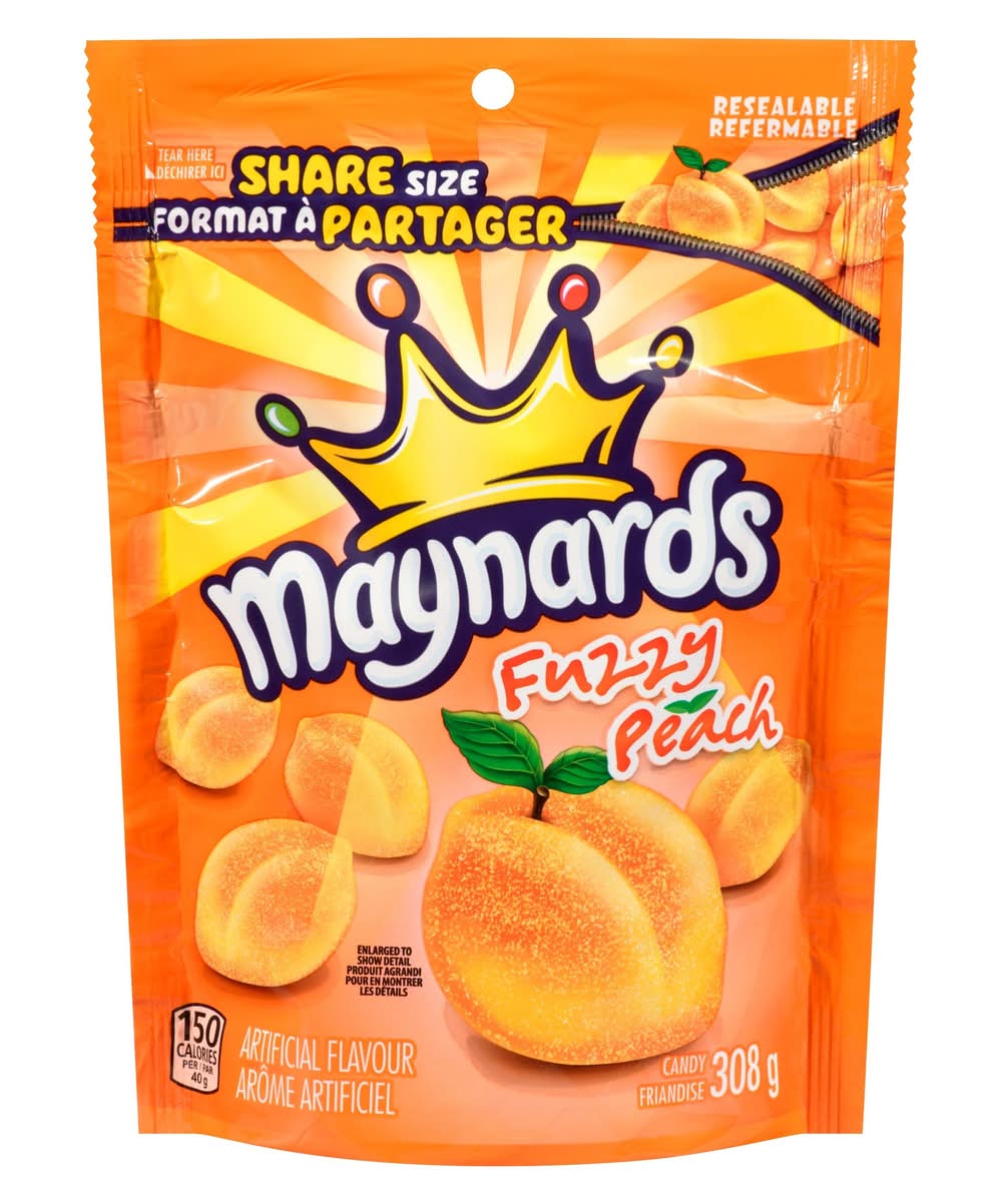 Maynards Bassetts bonbons gélifiés - gummy candies (fuzzy pêche)