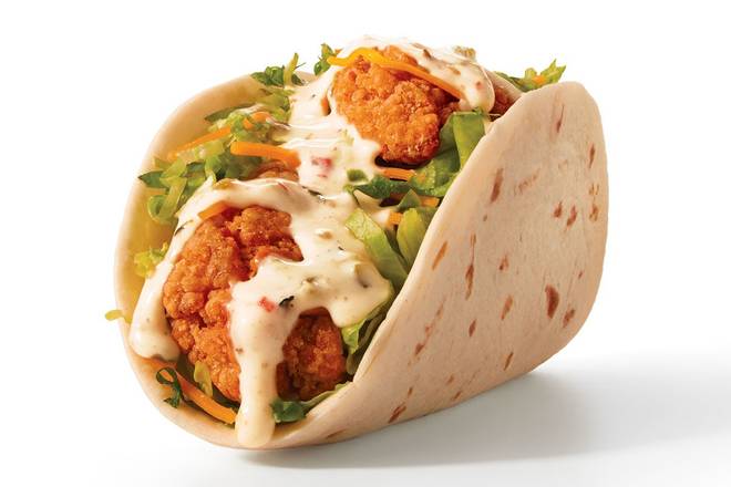 Queso Fried Chicken Taco