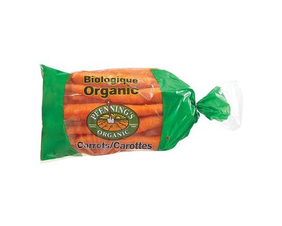 Carottes biologiques (Sac de 907 g) - Organic carrots (907 g)