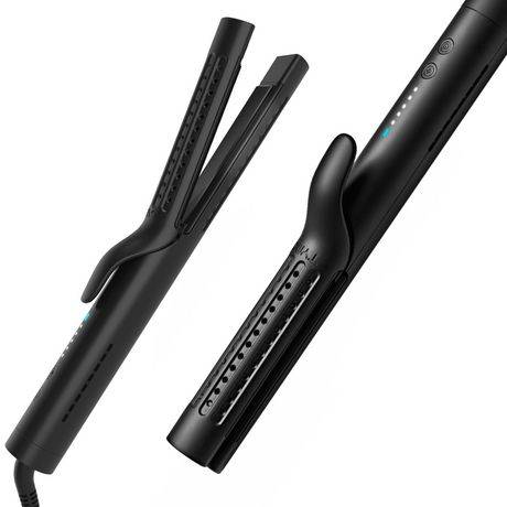 TYMO Airflow 2 in 1 Hair Curler and Straightener, Black