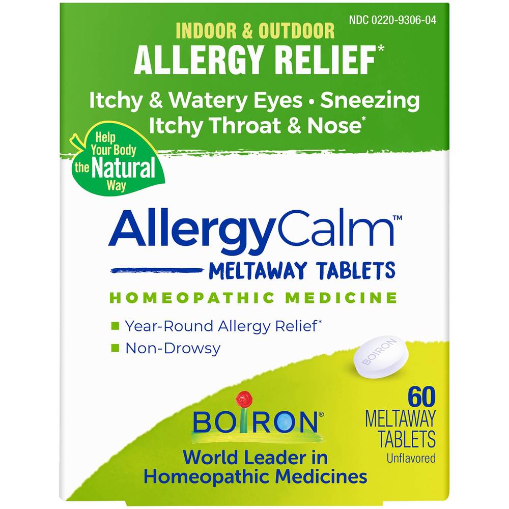 Allergycalm - Homeopathic Allergy Relief - Non-Drowsy (60 Meltaway Tablets)