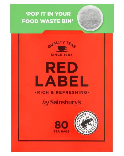 Sainsbury's Red Label Tea Bags (80 pack)