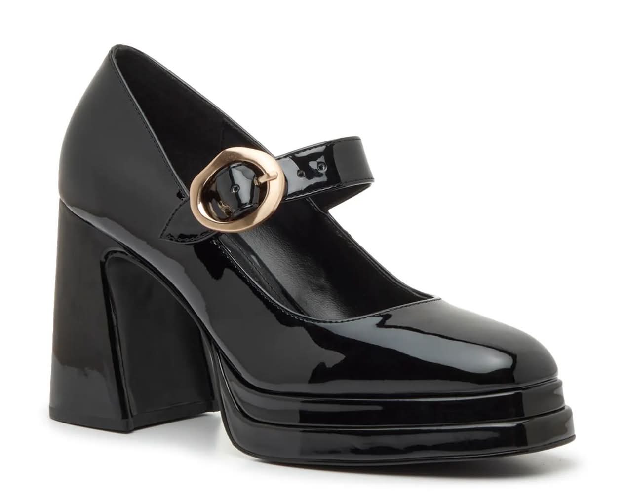 Steve Madden Kylee Mary Jane Platform Pump (Black Medium - 9)