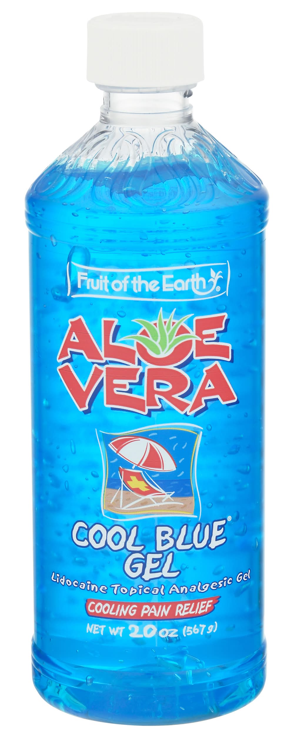 Fruit of the Earth Cool Blue Aloe Vera Gel (20 oz)