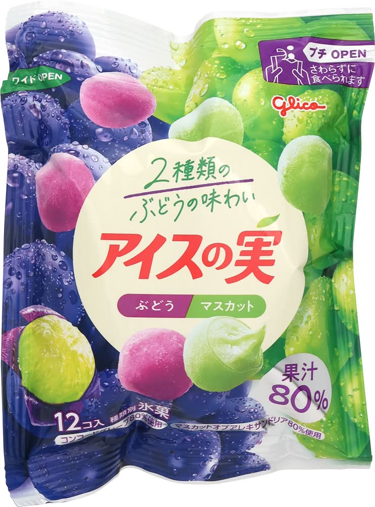 アイスの実 氷菓 - ぶどう-マスカット (12 入)