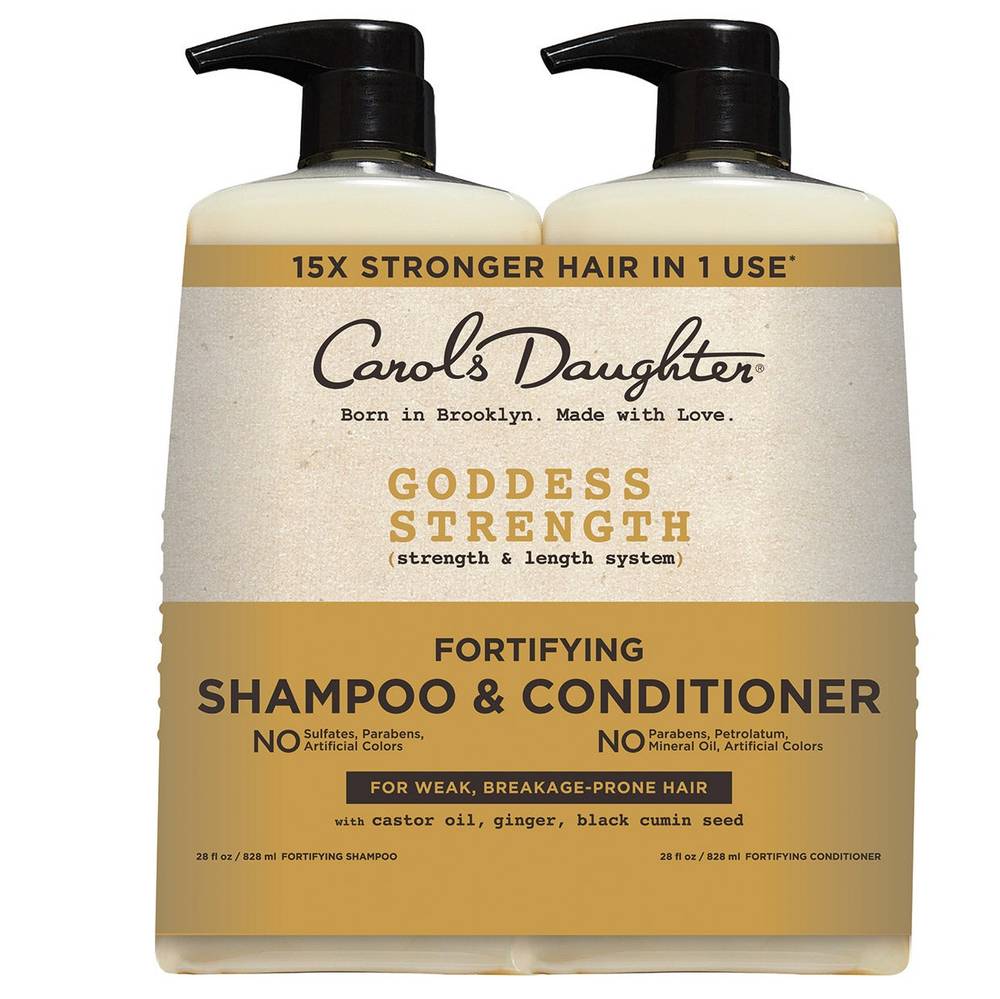 Carol's Daughter Goddess Strength Fortifying Shampoo + Conditioner 2-pack