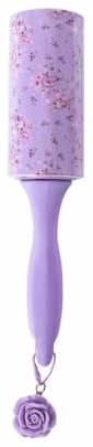 Love & Roses Collection Lint Roller Purple Flower
