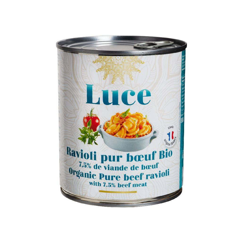 Ravioli pur bœuf 800g - LUCE - BIO