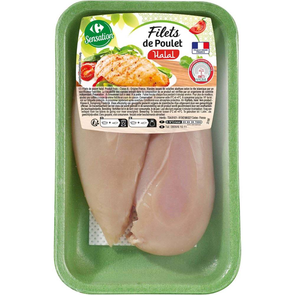 Carrefour - Filets de poulet halal