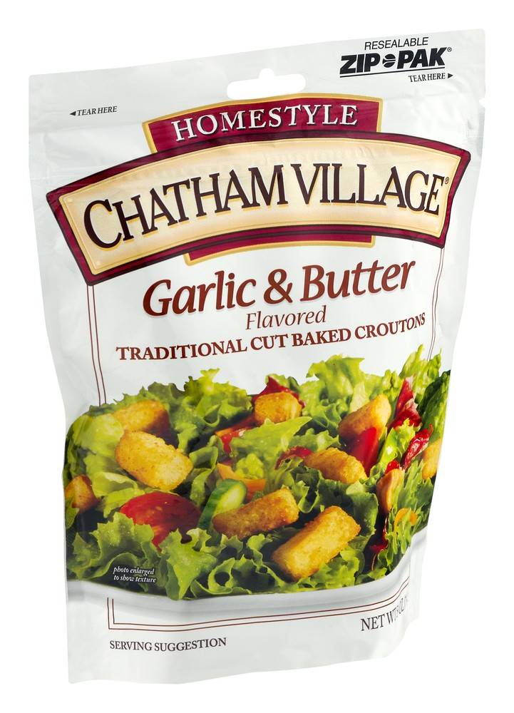 Chatham Village Garlic & Butter Flavored Croutons (5 oz)