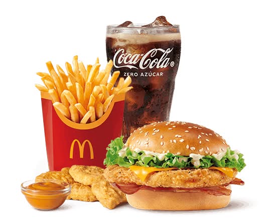 Menú Completo Grande McPollo Ana Mena