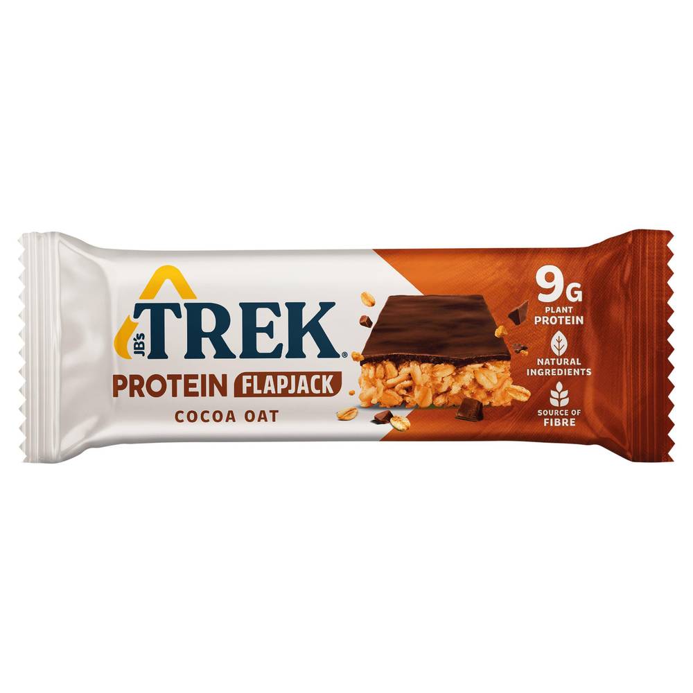 TREK Cocoa Oat Protein Flapjack 50g